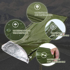 Emergency Sleeping Bag Survival Bivy Sack Use as Emergency Blanket