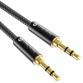 3.5Mm Aux Cable (9.8Ft/3M) Hi-Fi Sound Nylon Braided Auxiliary Audio Cable