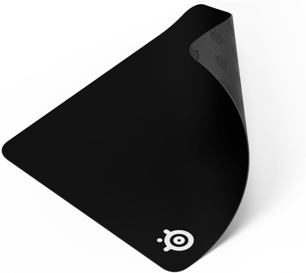 Qck Large Gaming Mousepad — Black — Non-Slip Silicone Rubber Bas