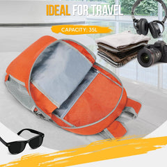 Lightweight Packable Backpack 35L, Light Foldable Backpacks Water Resistant