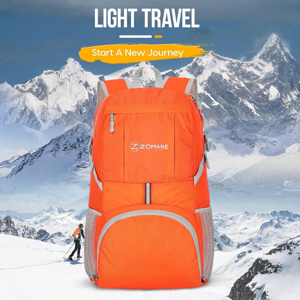 Lightweight Packable Backpack 35L, Light Foldable Backpacks Water Resistant