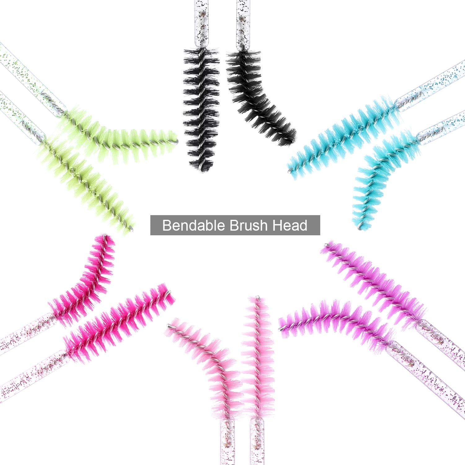 300 Disposable Mascara Wands Eyelash Brush