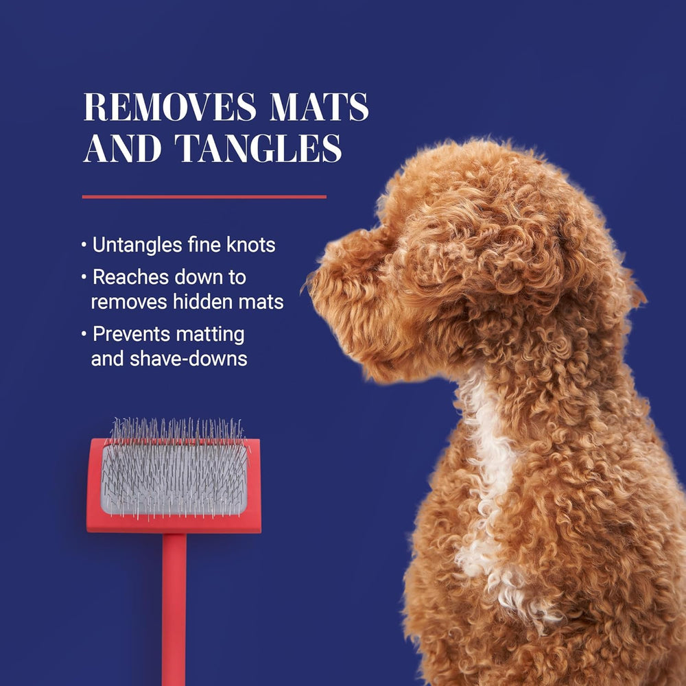 Big G Dog Slicker Brush for Dogs (Goldendoodles, Labradoodles, Poodles)