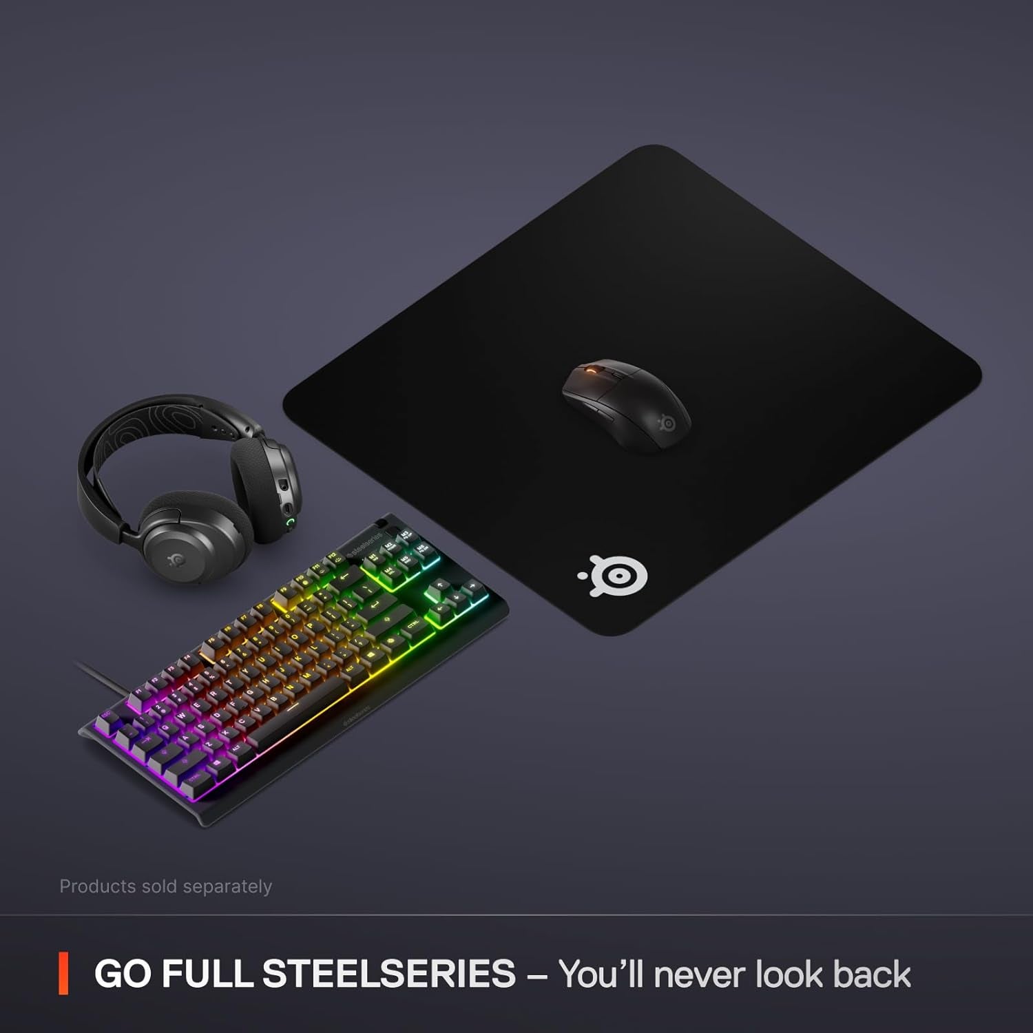 Qck Large Gaming Mousepad — Black — Non-Slip Silicone Rubber Bas 