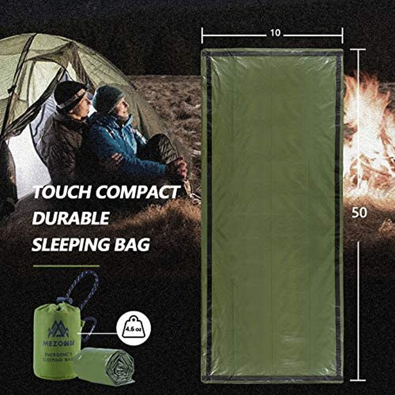 Emergency Sleeping Bag Survival Bivy Sack Use as Emergency Blanket 