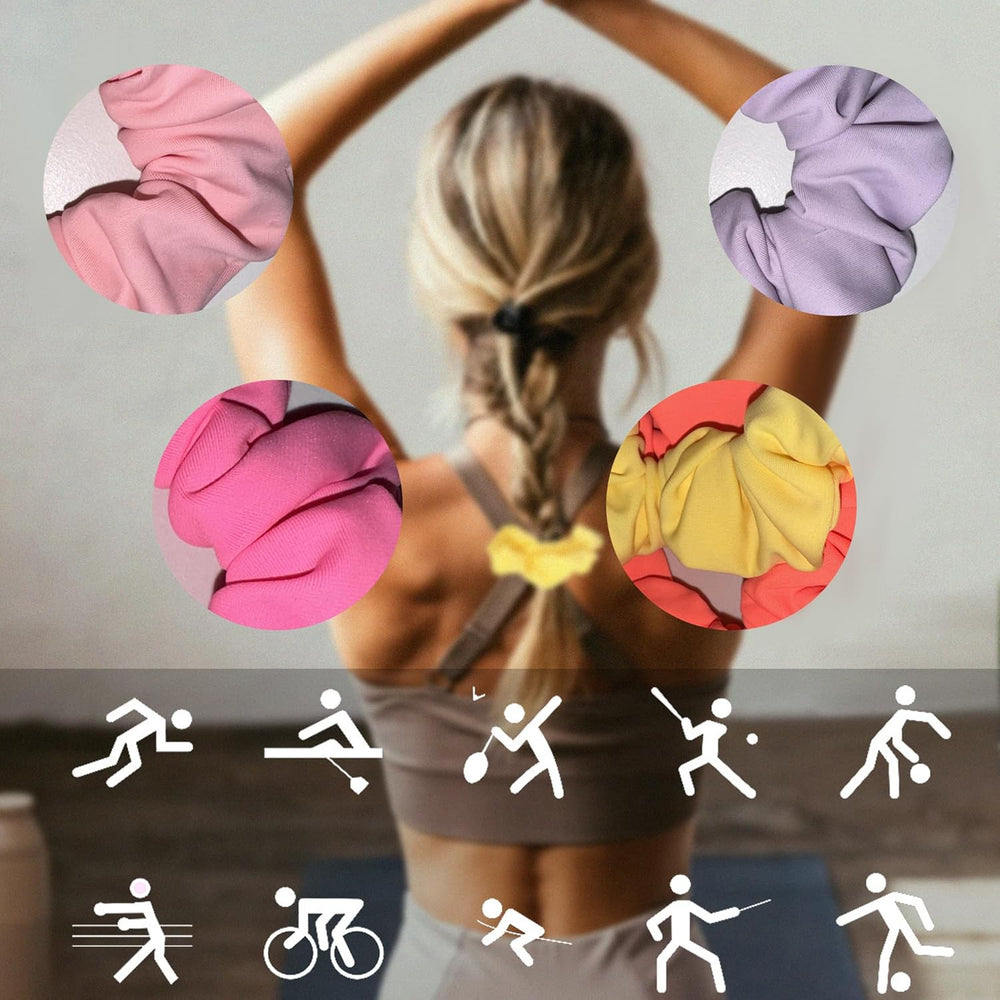 Waterproof Neon Scrunchies Gym Scrunchie 