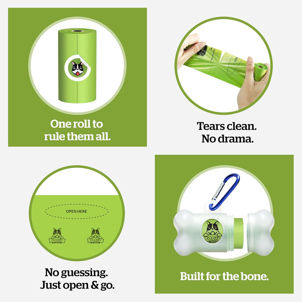 Pogi’S Dog Poop Bags – Leak-Proof & Extra Thick Pet Waste Bags