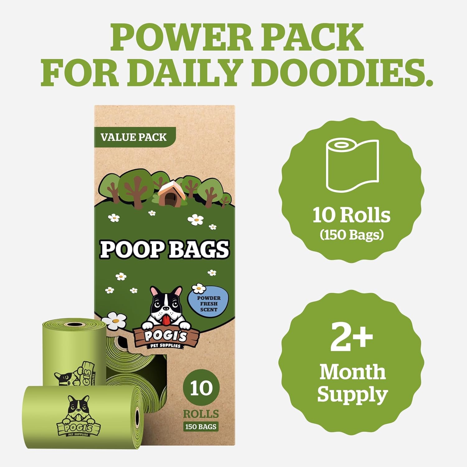 Pogi’S Dog Poop Bags – Leak-Proof & Extra Thick Pet Waste Bags