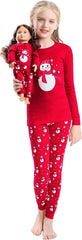  4 Piece Cotton Pajamas Toddler Christmas Sleepwear