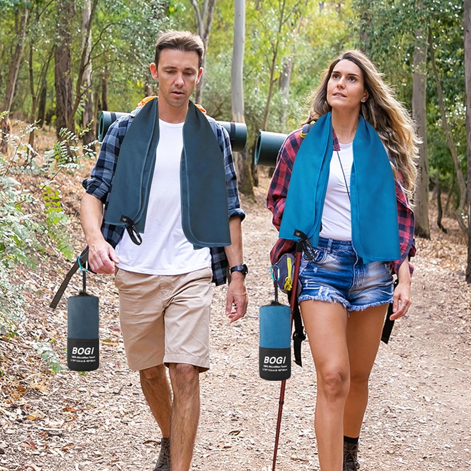 Microfiber Travel Sports Towel-Quick Dry, Soft Lightweight 