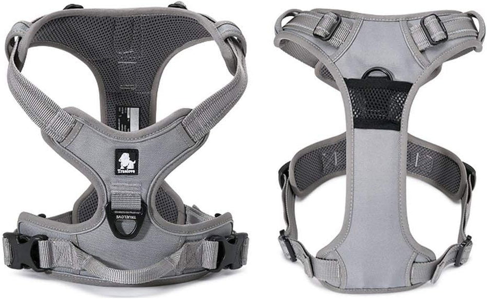 Adjustable No-Pull Dog Harness Reflective Pup Vest 