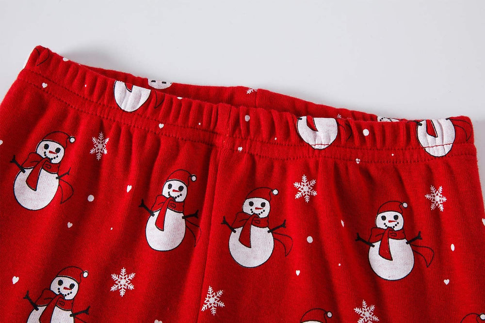  4 Piece Cotton Pajamas Toddler Christmas Sleepwear